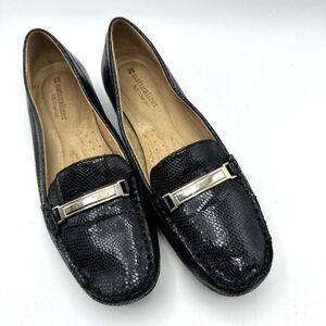 Naturalizer N5 Gadget Women's Flats Shoes Size 7 M Black Leather Comfort Slip On